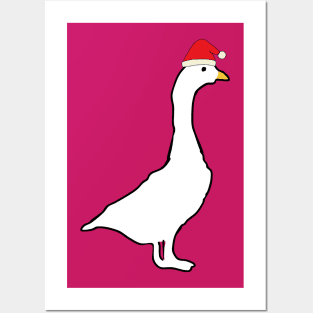 Goose christmas Posters and Art